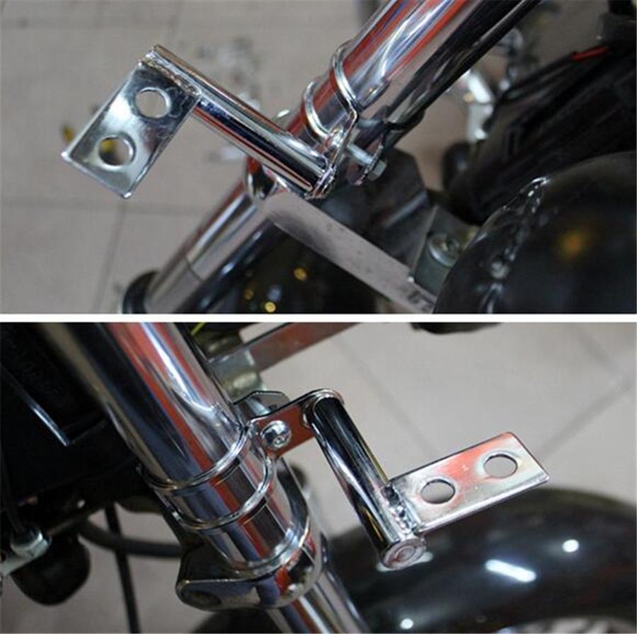 Chrome Plated Fog Lamp Set For Cruising Motorcycle