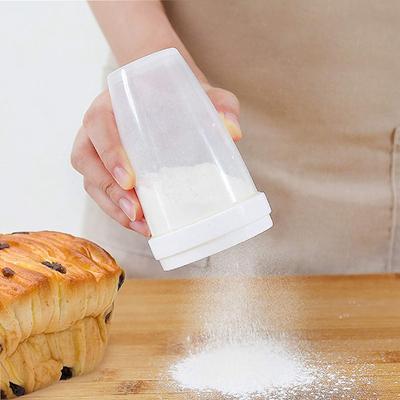Powder Sugar Shaker With Lid Cocoa Flour Sifter Fine-mesh Shaker Icing Sugar Powder Can Fancy Coffee Dredger Chocolate Shaker