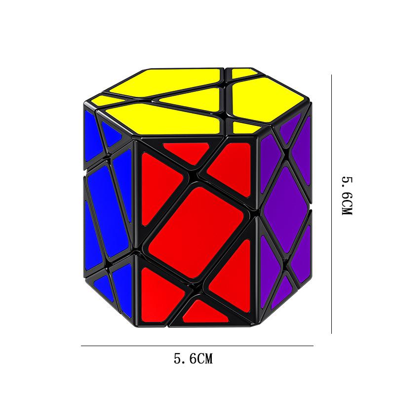 Creative Idea Fanxin Hexagonal Prism Cube Speedcube 3X3X3 Fun Challenging Brain Teaser Toys Educational Gifts For Kids Adults