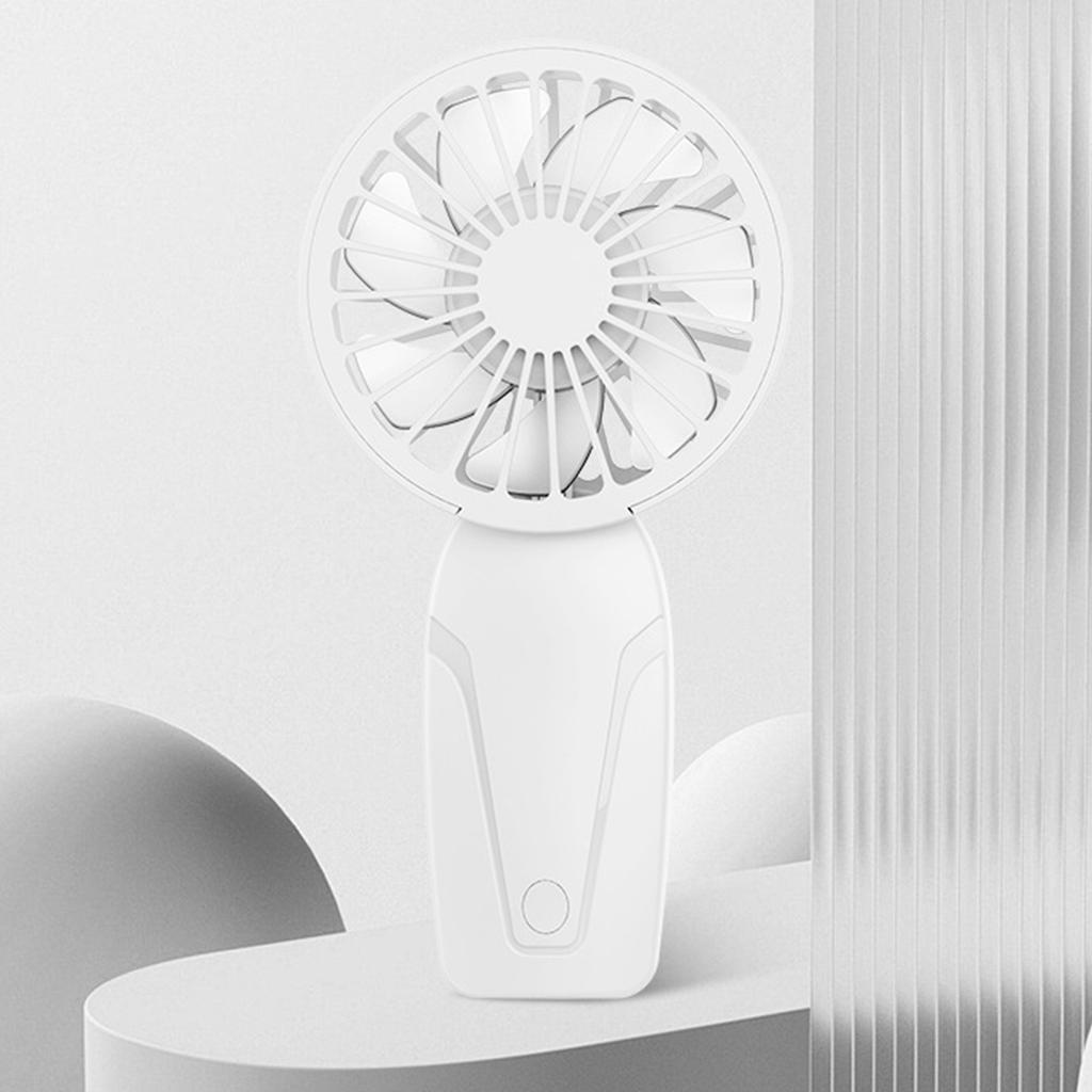Handventilator 600mAh Akku Tragbarer Handventilator Batteriebetrieben mit 3 Geschwindigkeiten für Reisen im Freien