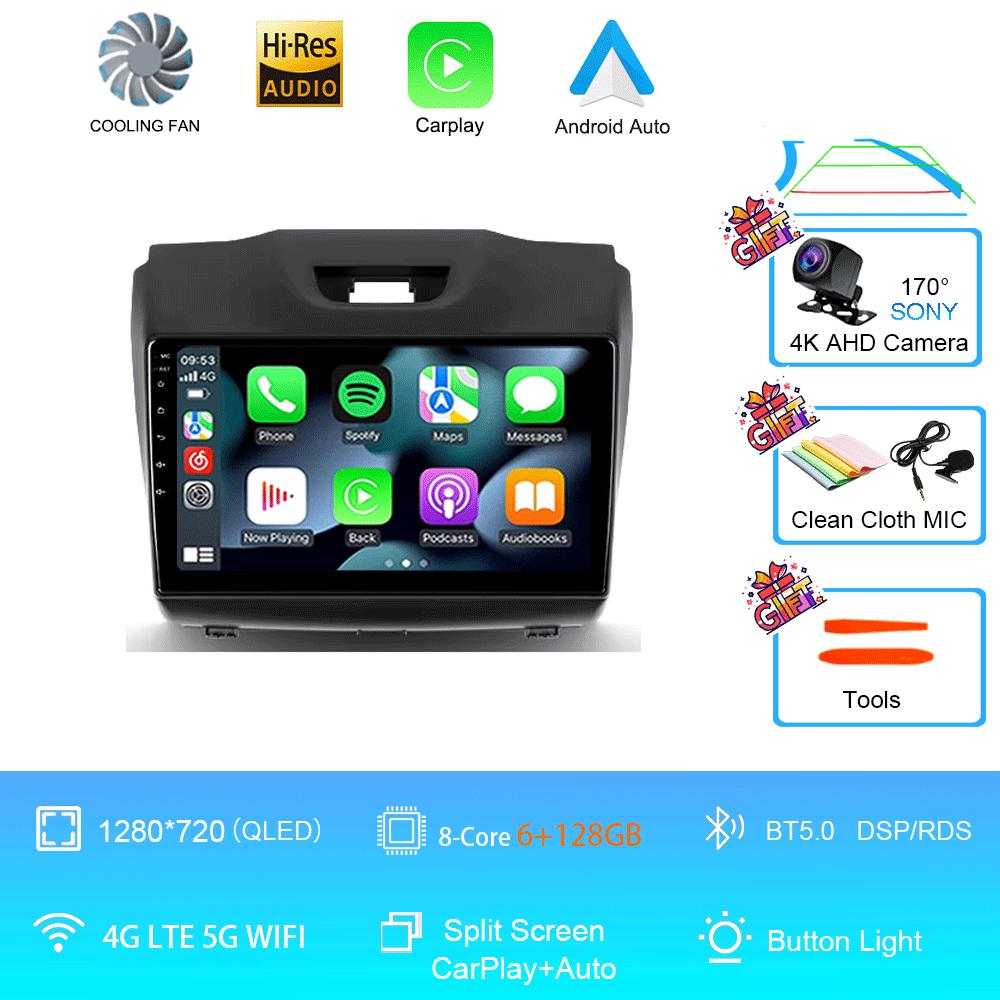 Android14 Video Player Carplay For Chevrolet Holden S10 TRAILBLAZER COLORADO ISUZU DMAX GPS Car Radio Audio Multimedia Stereo