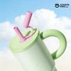 810ML 316/304 Stainless Steel + PP Large Capacity Coffee Cup with Straw Insulated Water Bottle Thermos Bottles Cup