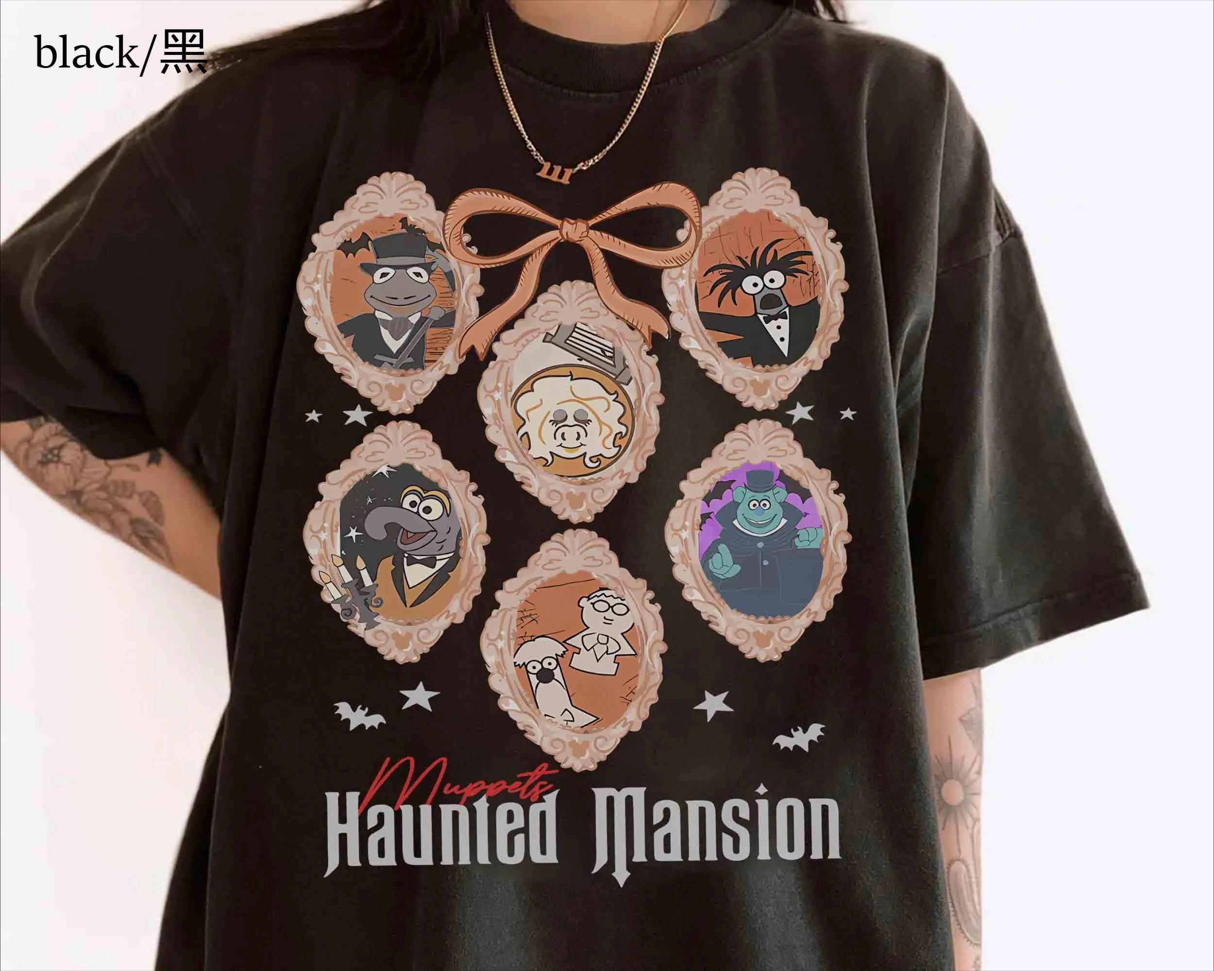 

Coquette The Muppets The Haunted Mansion Halloween Costume TShirt Disneyland Trip Family Halloween Party 2025 Shirt S