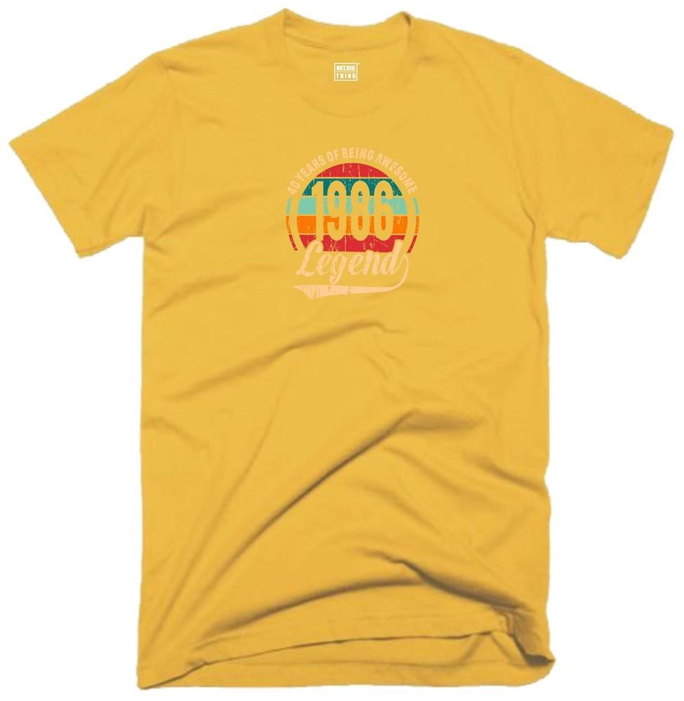 40. Geburtstag Legende T-Shirt 40 Jahre Großartig Vintage 1986 Lustiger Witz Geschenk Oberteil
