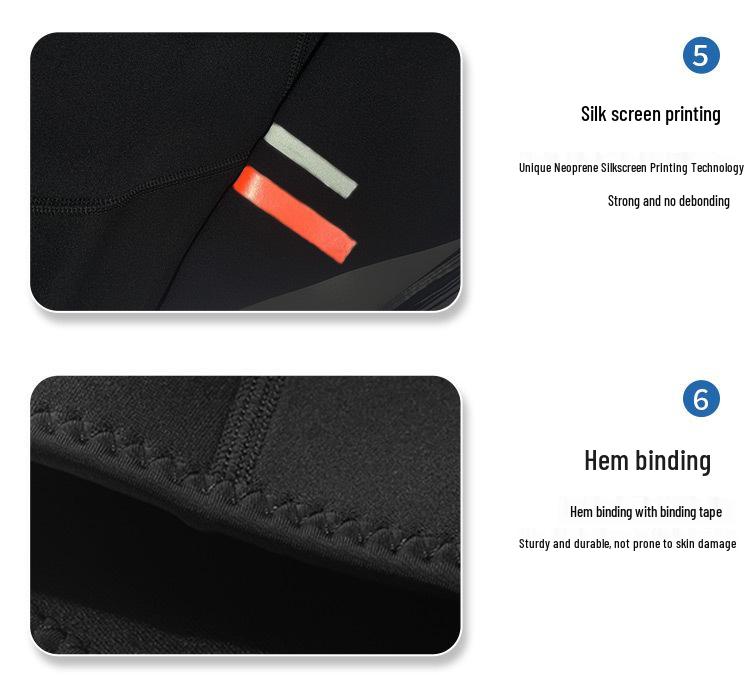 Men's 1.5mm Split Wetsuit: Warm, Long Sleeve, Cold-Proof, UV-Protective for Diving & Surfing