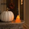 Halloween Lighted Decor Pumpkin Broom Light, Hanging LED Witch Lamp, Decoration Light Spooky Decorative for Holiday Party Ornament