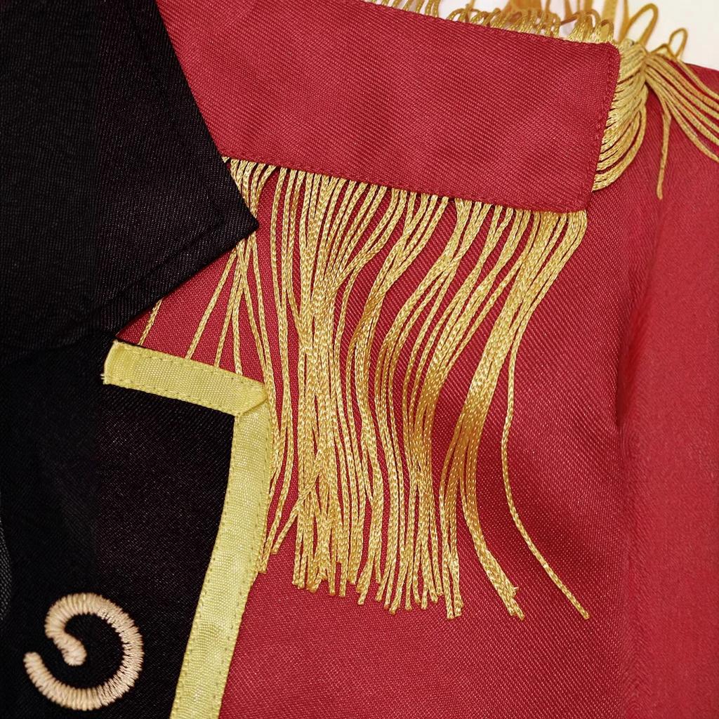 Cirkusový konferenciér Pánské cosplay uniformy Středověký vintage kabát Stojáček Sako Princezna Pódiové představení Kostým