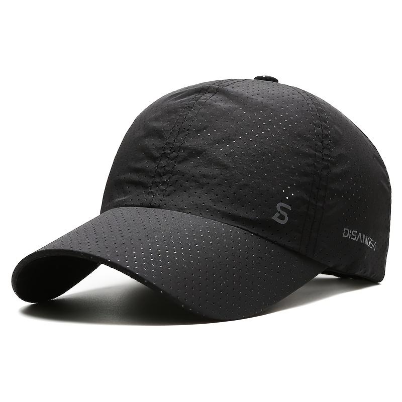 Men'S Summer Running Cap, Lightweight, Quick-Drying, Breathable, Outdoor Sun Protection Baseball Hat for Fishing.