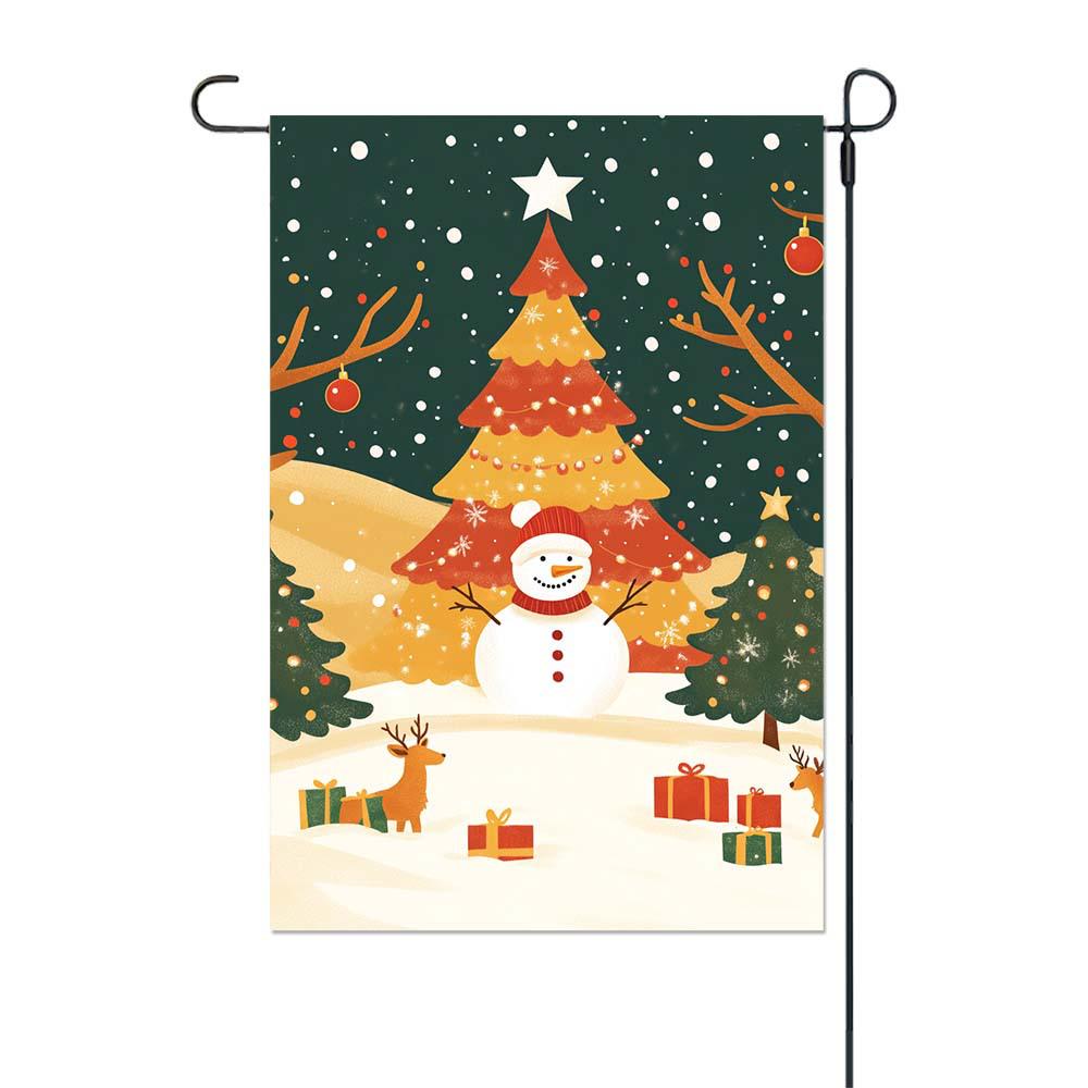 Christmas Courtyard and Garden Party Decoration Flag