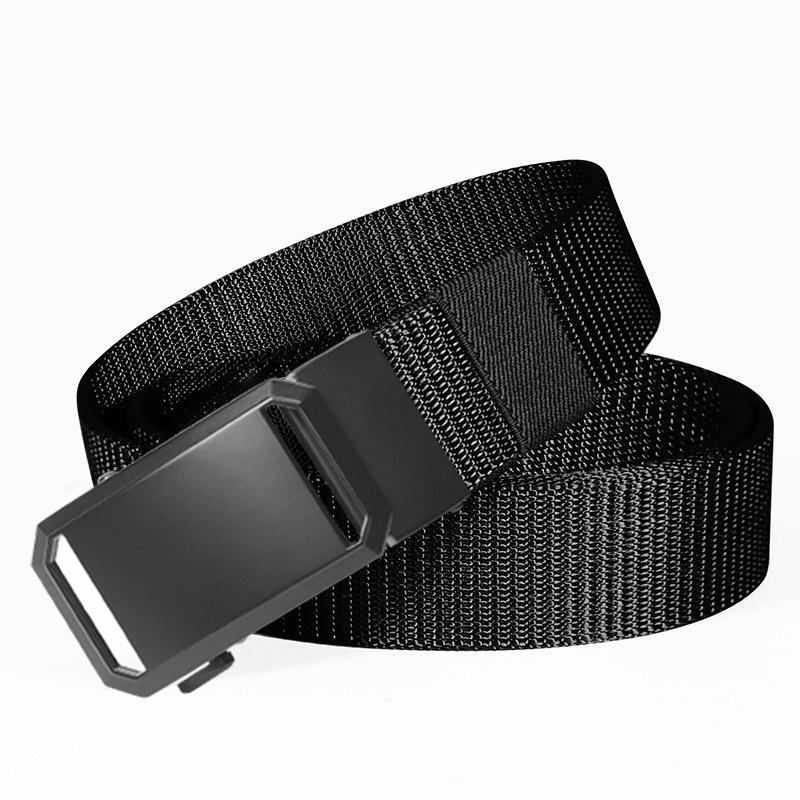 Outdoor Nylon Belt Tactical Toothless Automatic Buckle Belt