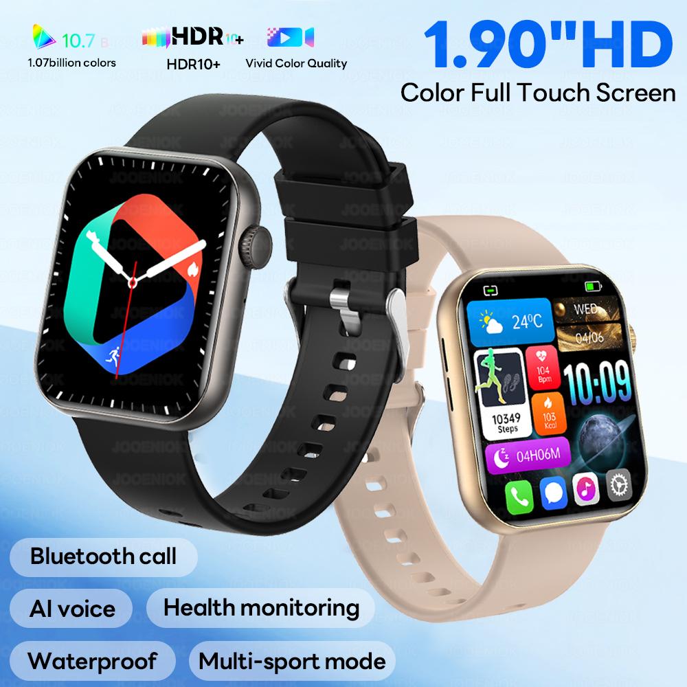 2025 New Smart Watch Men 1.91-inch Screen Bluetooth Call Sports Fitness Tracker  Heart Rate Health Monitoring Smartwatch Women