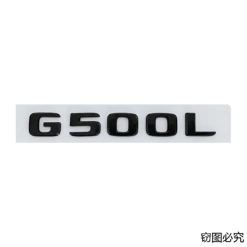 ABS Car Rear Trunk Emblem Body Side Badge Tail Sticker Decal for Mercedes Benz G230L G300L G350L G500L Letters Accessories