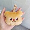 Plush Butter Bear Plush Bag Pendant New Cute Cartoon Squeak Bear Doll Accessories Birthday Gifts School Bag Ornaments Girls