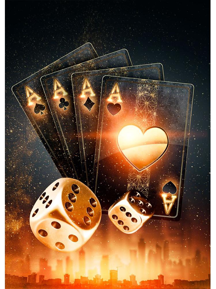 

Винтажные постеры для казино Royale, покера, азартных игр, холст, живопись, покер, ночь, кости, покерные фишки, настенная картина для бара, клуба, домашний декор 40x50cm No Frame