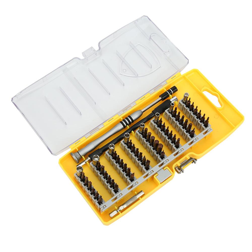 60In1 MultiFunction Disassembly Screwdriver Bits Set Repairing Tools for Phones Glasses