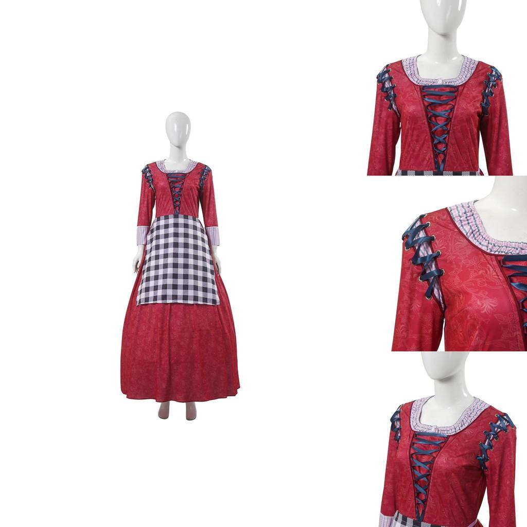 Snow Movie White Live Action Cosplay Red Dress Live Stage Costume Performance