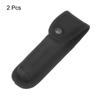 uxcell 2pcs Nylon Pocket Knife Sheath x Horizontal and Vertical Belt Loop Pouch Sheath for Folding Knife with Snap Closure Perfect for Outdoor and