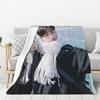 Individuelle Sofadecke aus Fleece, 'True Beauty' Überwurf, Warme Flanelldecke, Hwang In Youp, Cha EunWoo Decken für Bett, Reise, Sofa, Steppdecke