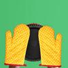 Heat Resistant Oven Mitts for Cooking and Baking Microwave Safe Quilted Design Durable Kitchen Gloves for Hot Pots and Pans