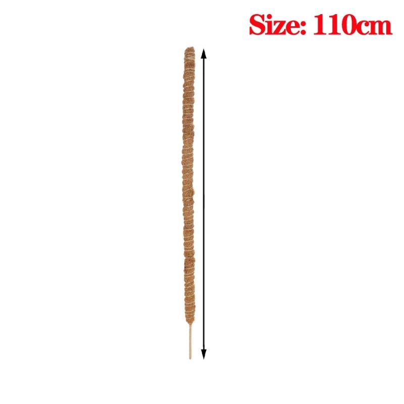 

Оптовая продажа гибкая кокосовая койра мох столб клетка для растений альпинистская опора для растений расширение для растения монстера для роста вверх сад 110CM