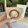 Handmade Natural Beaded Bracelet - Retro Literary Style.