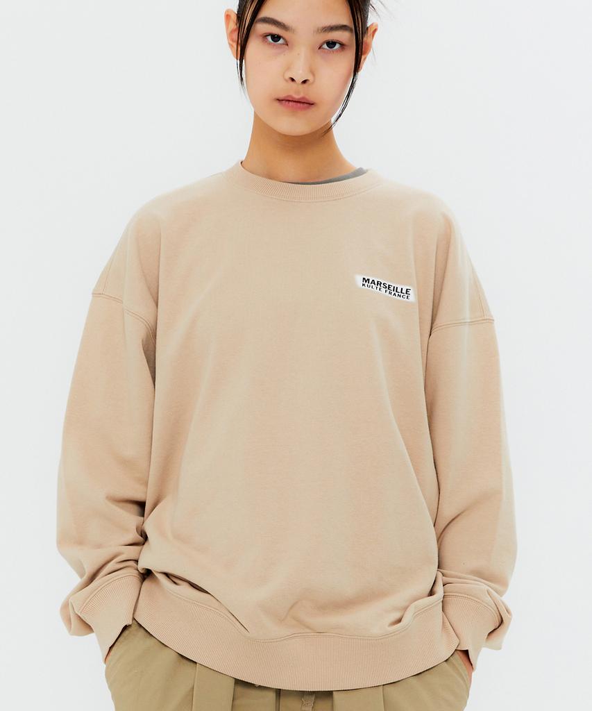 KULTE Uv Stamp Crewneck L.Beige