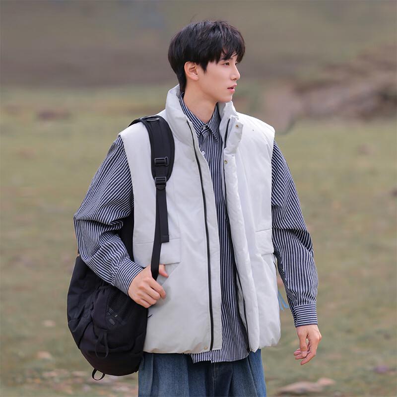 Men's Stand-Collar Cotton Padded Vest