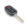 KEYYOU Uncut 3+1 4 Buttons Remote Car Key Shell Replacement For Honda GREIZ Civic CR-V City FRV XRV Vezel Blank Case Fob Cover