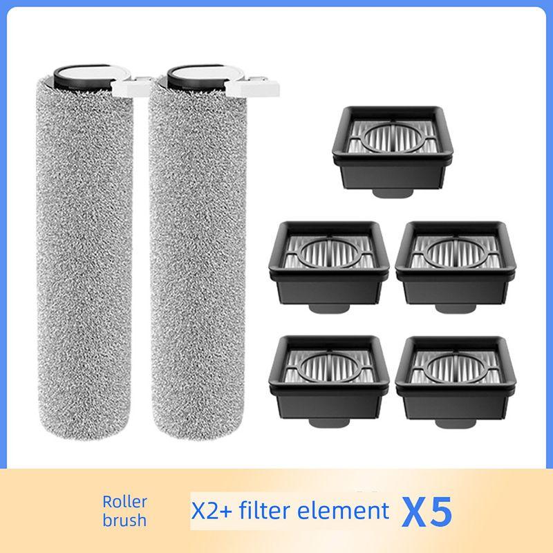 Compatible with Xiaomi Mijia 2C 4C 2Lite Floor Cleaning Machine Roller Brush Filter Cleaning Fluid Consumables Accessories