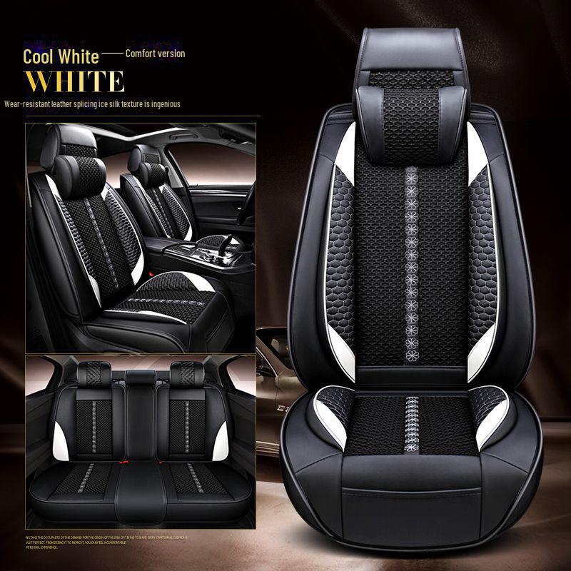 Binyue Cool 1.5T All-Season Leather Ice Silk Seat Cover, Full Package (2022 Model)