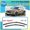 Vorne Hinten Scheibenwischerblätter Für Mercedes Benz GLA X156 2016 2017 2018 2019 Windschutzscheibe Windschutzscheiben Zubehör GLA 200 250 180 220 45