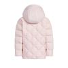 Adidas Fashionable Simple Warm Reversible Hooded Down Jacket White Duck Down Kids Outerwear Pink Navy-Blue JJ5011