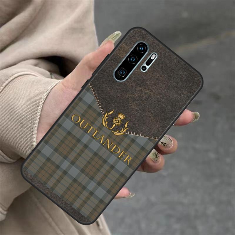 Outlander Fraser Tartan Case For Huawei Nova 10 SE 9 11 11i 8i 3i 5T Y60 Y70 Y90 Y61 Y91 P20 P30 Pro P40 Lite Cover
