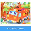 15*11cm Montessori Wooden 3D Puzzle Cartoon Animal Intelligence Jigsaw Game Early Learning Educational Toys For Children