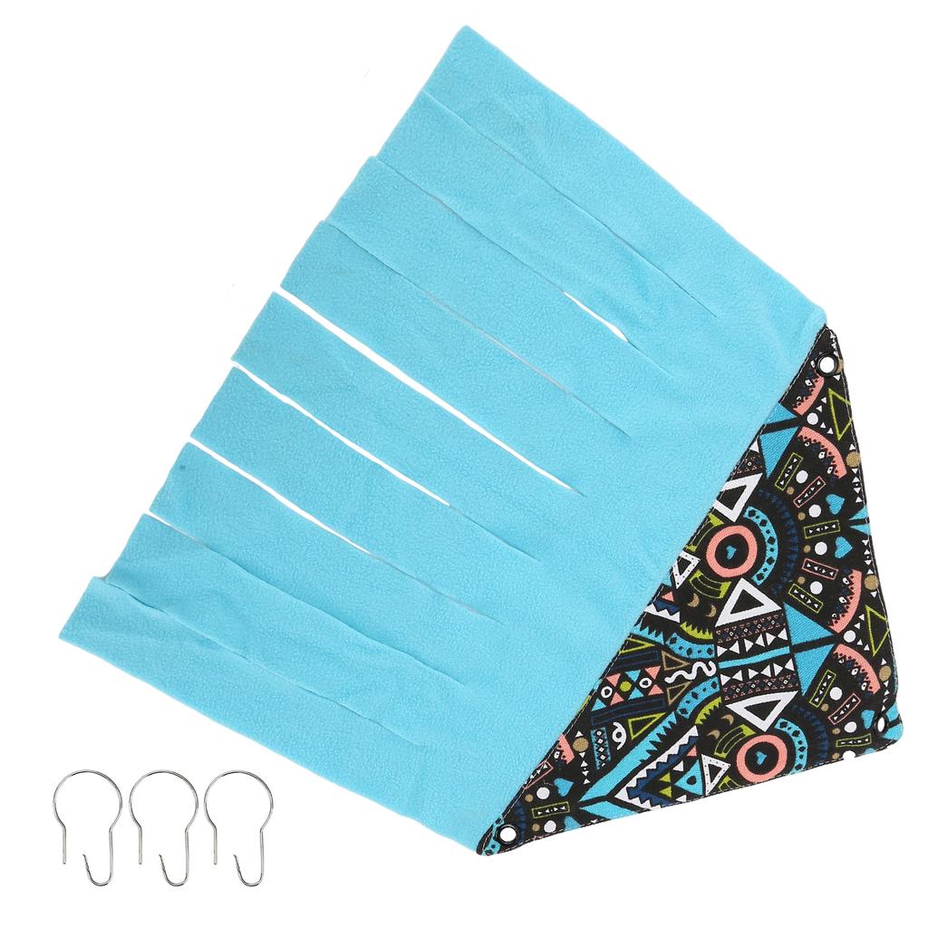 Animal Corner Hideout Canvas Flannel Corner Tent for Hamsters Ferrets Chinchillas