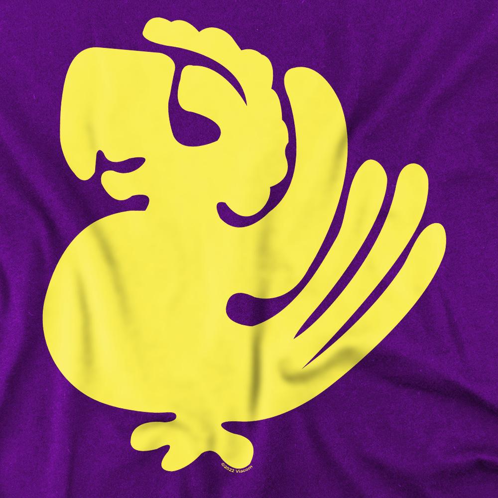 Legends of the Hidden Temple Mens Purple Parrots T-Shirt