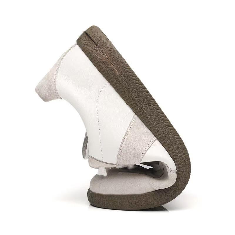 Men's Sneakers  Fashion Genuine Leather Gentle Moral Training Shoes Casual Spring Flat Shoes Men