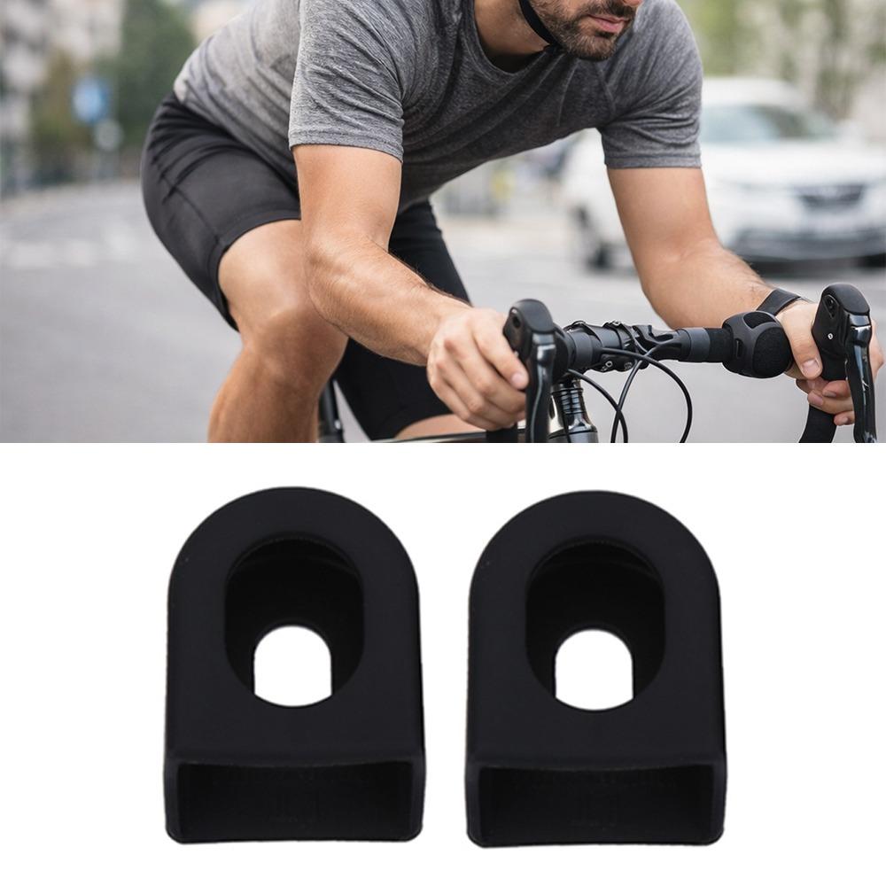 10PCS Silicone Cycling Crank Boot Protectors Multicolor Crank Arm Cover  Bike Accessory