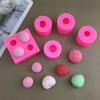 3D Lychee Silicone Molds Top Quality for Fondant Soap Candle Strawberry Mango Wax Melts Berries Chocolate Candy Making