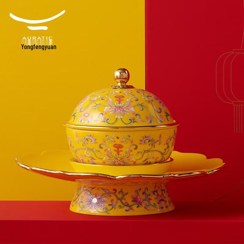 Эмалированная суповая тарелка Yongfengyuan Palace