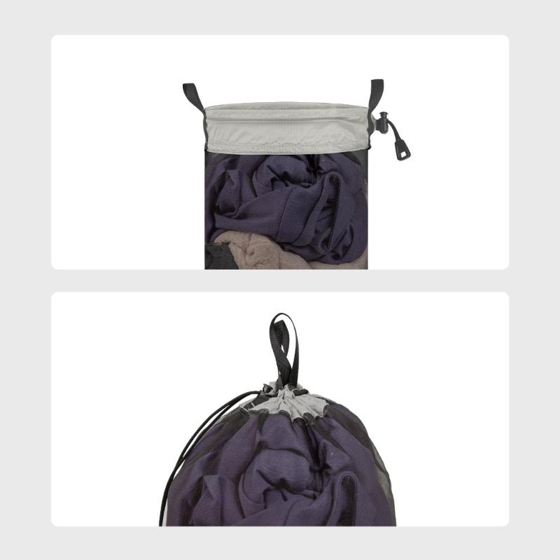 3Pcs Outdoor Mesh Compression Sacks Lightweight Net Bags Drawstring Mesh Bag Stuff Storage Mesh Bag Mesh Stuff Bag Sacks