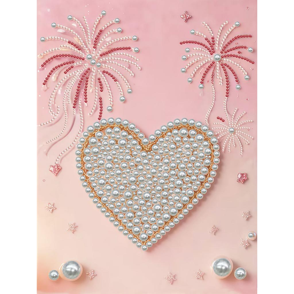 Pearl DIY Diamond Art Diamond Painting 11.8x15.7inch Diamond Dots Paintings Picture Arts Craft with Frame