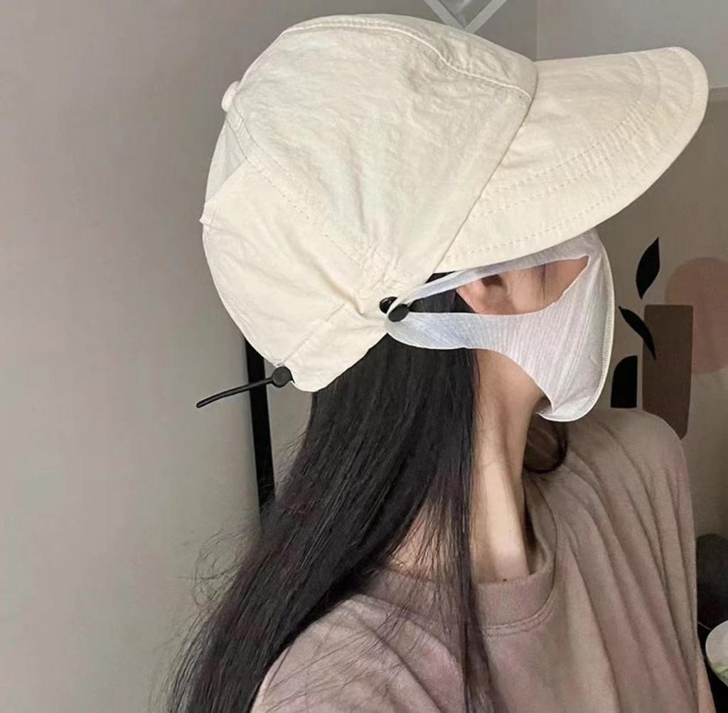 Solhatt dam sommar solskydd UV tom topp stor brätte huvudomkrets ansiktsskydd solhinkhatt
