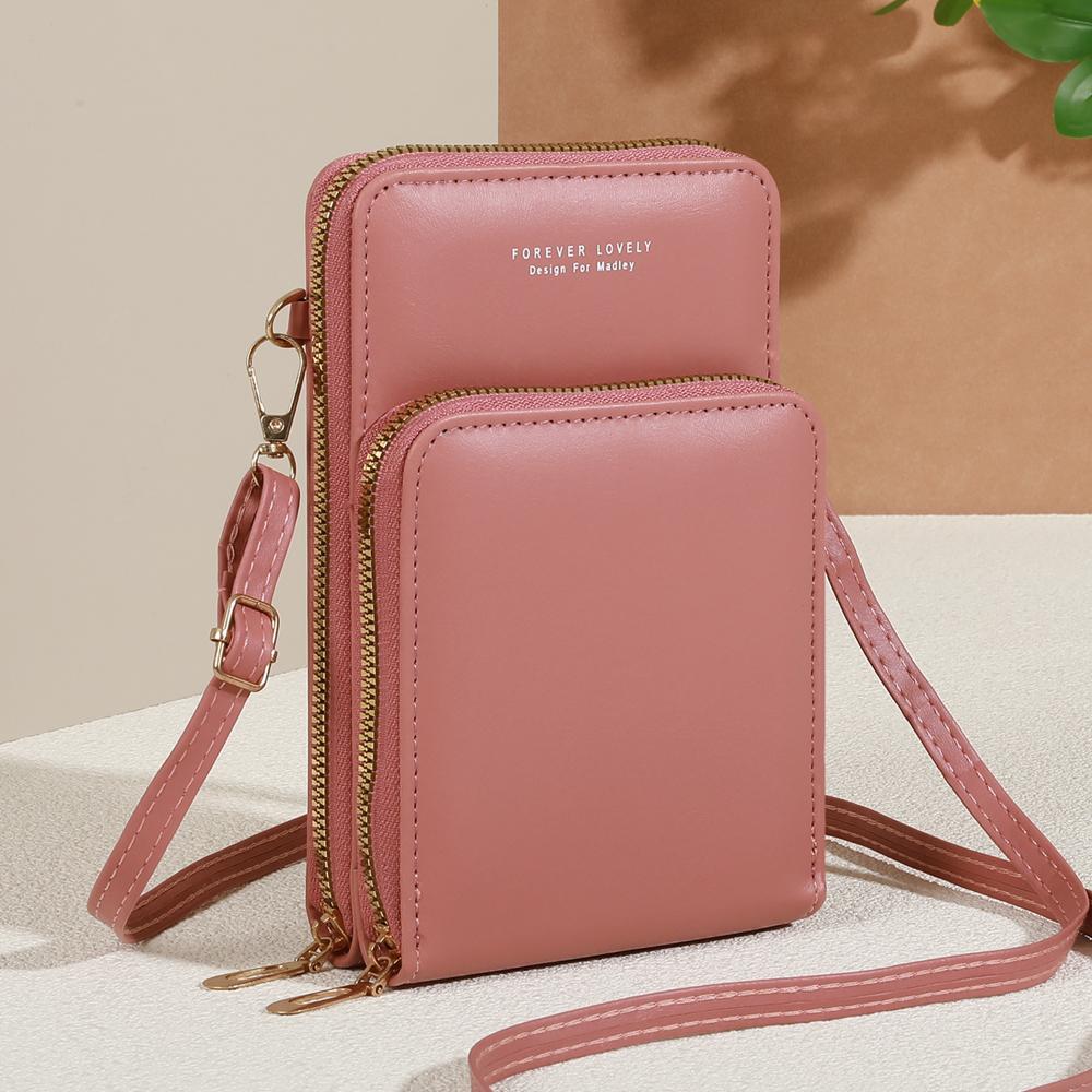 Elegant Fashion Phone Wallet for Women Slim Compact Secure Design for Travel Essential Fits Phone Large Bills Cards Small Make