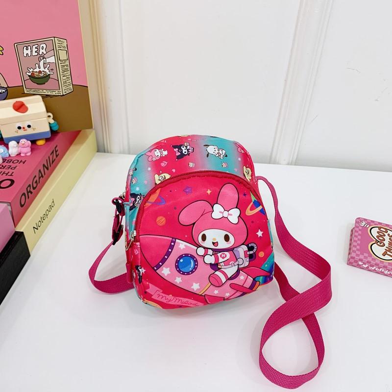 School Bag New Girl Bag Cute Cartoon Light Casual Oblique Change Bag