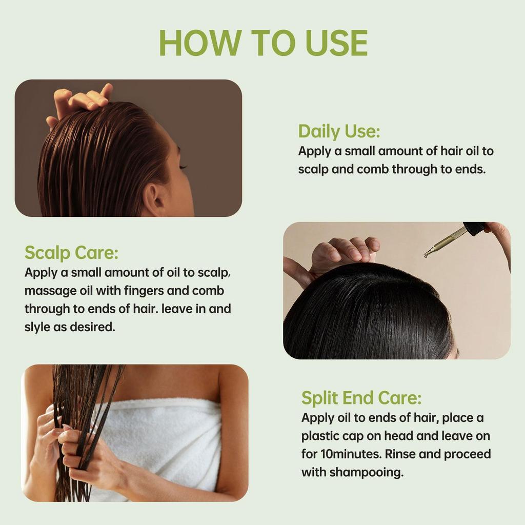 Mielle Güçlendirici Saç Yağı Biberiye, Nane ve Biyotin Yağlı