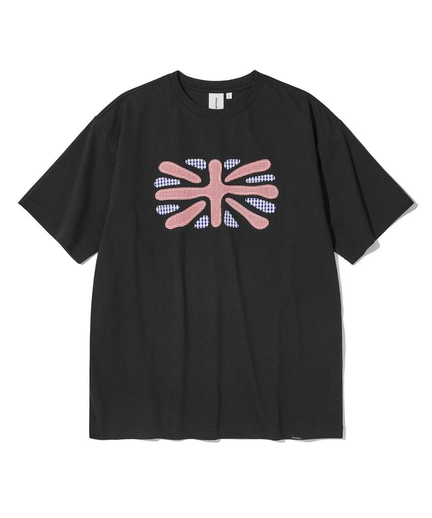 Urban Ditype Union Jack Applique T-Shirt_Black