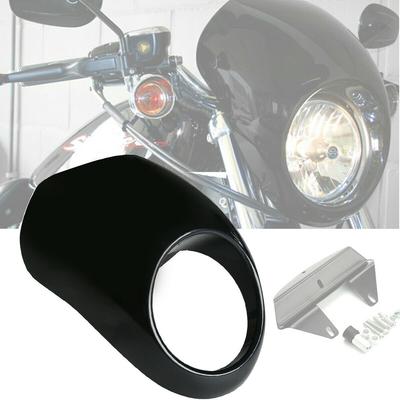 Accessori per montaggio carenatura faro superiore nero adatti per Harley Davidson Sportster Dyna XL 1200 883 1973-2023