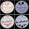 Plastic Cake Stencils for Decorating-Reble, Easy to Clean, Multi-Design Baking Stencils for Buttercream, Sprinkle & Birthday Cakes-Professional Cake