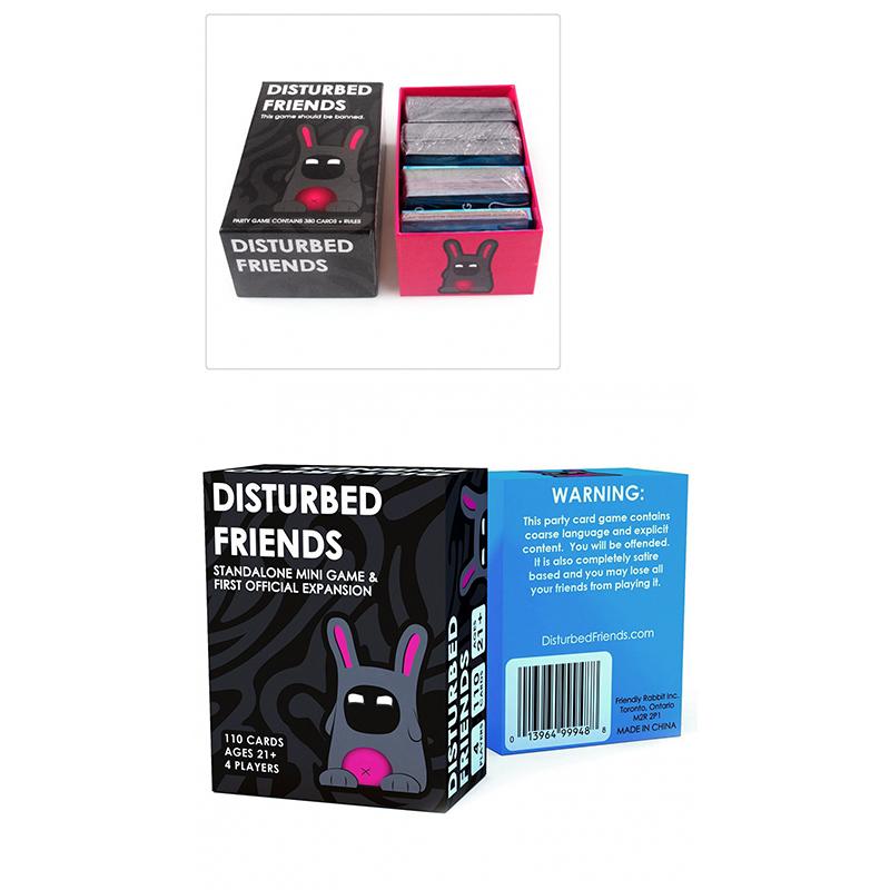 DISTURBED FRIENDS Puzzled Friends Party Board Game Card Casual Game